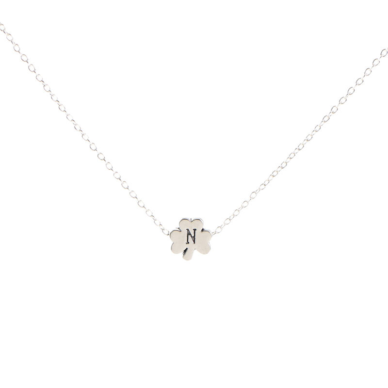 Shamrock Initial necklace N